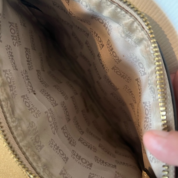 Michael Kors Karla Metallic Leather Crossbody - Picture 7 of 9